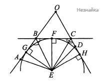 В пятиугольнике abcde вписан в окружность
